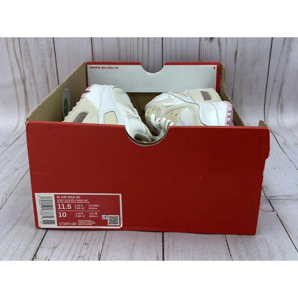 Nike Women's Air Max 90 Light Orewood Brown Size 11.5 CT1873‑100 - Picture 8 of 8